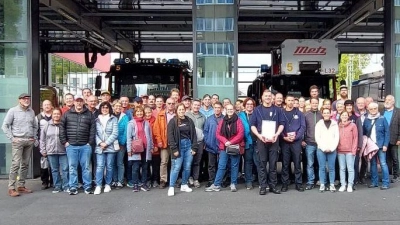 50 Vereinsmitglieder genossen die Fahrt nach Dresden. (Foto: FF Dachau)