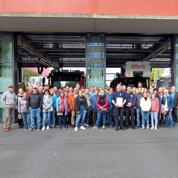 50 Vereinsmitglieder genossen die Fahrt nach Dresden. (Foto: FF Dachau)