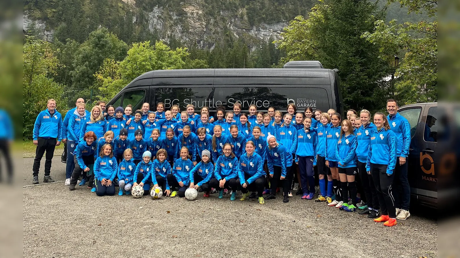 Unterwegs zum gemeinsamen SG Trainingslager in Oberammergau. (Foto: Alexander Lauth)