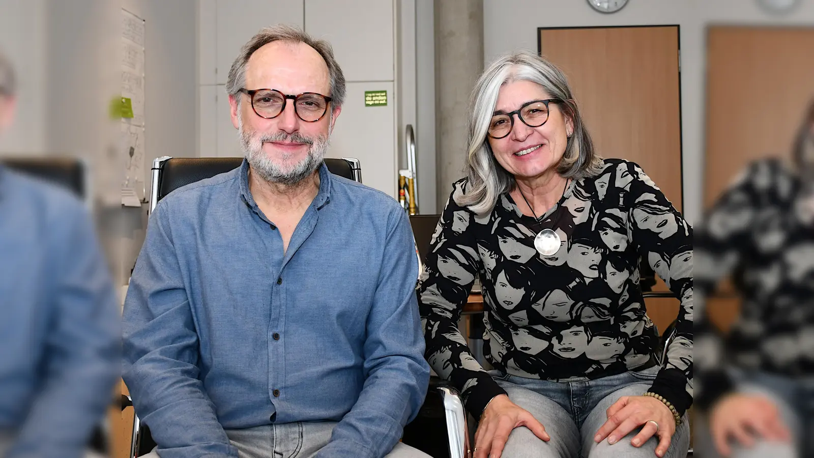 Franz Elender und Gabriele Papp, Vorstände der FOS. (Foto: FOS)