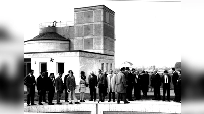 Die Einweihung der Karlsfelder Kläranlage im Jahr 1968.  (Foto: Kläranlage Karlsfeld)