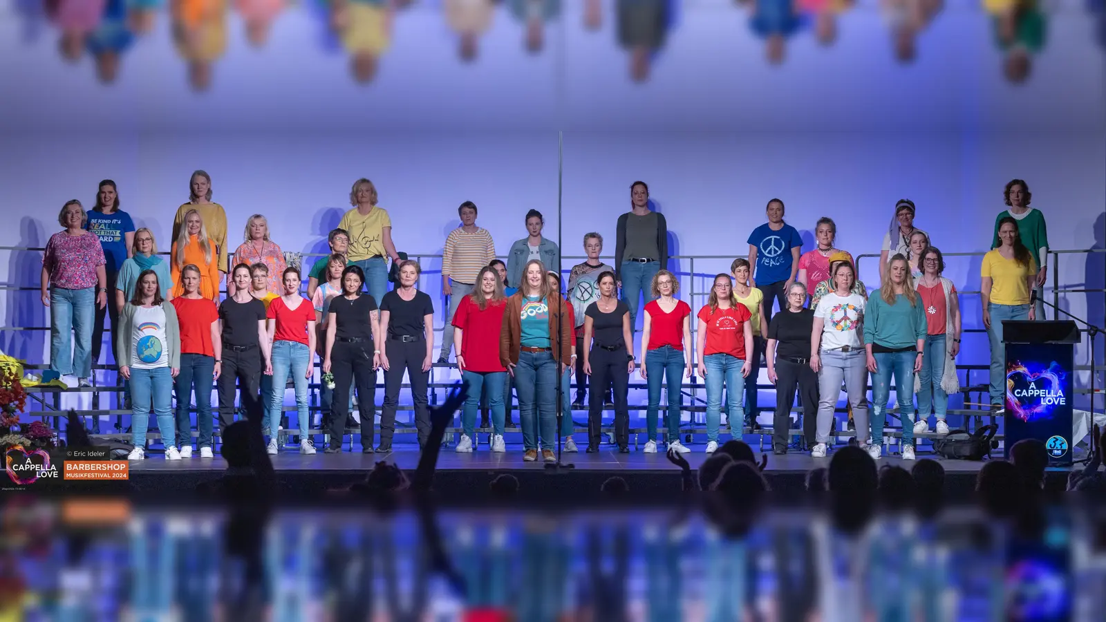Die „A Cappella Company Dachau” bei der Deutsche Meisterschaft der Barbershop-Chöre (Barbershop Musikfestival) in Dortmund. (Foto: Eric Ideler)