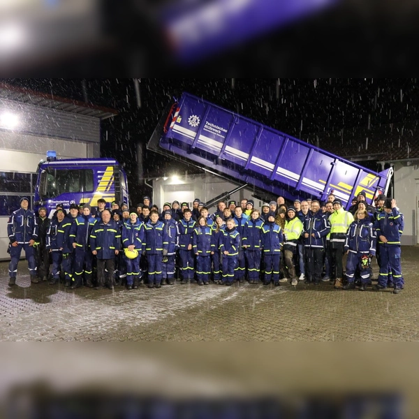 Die Christbaumsammelaktion der Chaoscityriders e.V. und des THW Dachau war ein voller Erfolg. (Foto: Chaoscityriders e.V.)