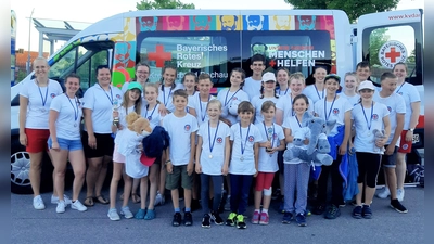 Die erfolgreichen jungen Rettungsschwimmer aus Ainhofen. (Foto: Kreiswasserwacht Dachau)