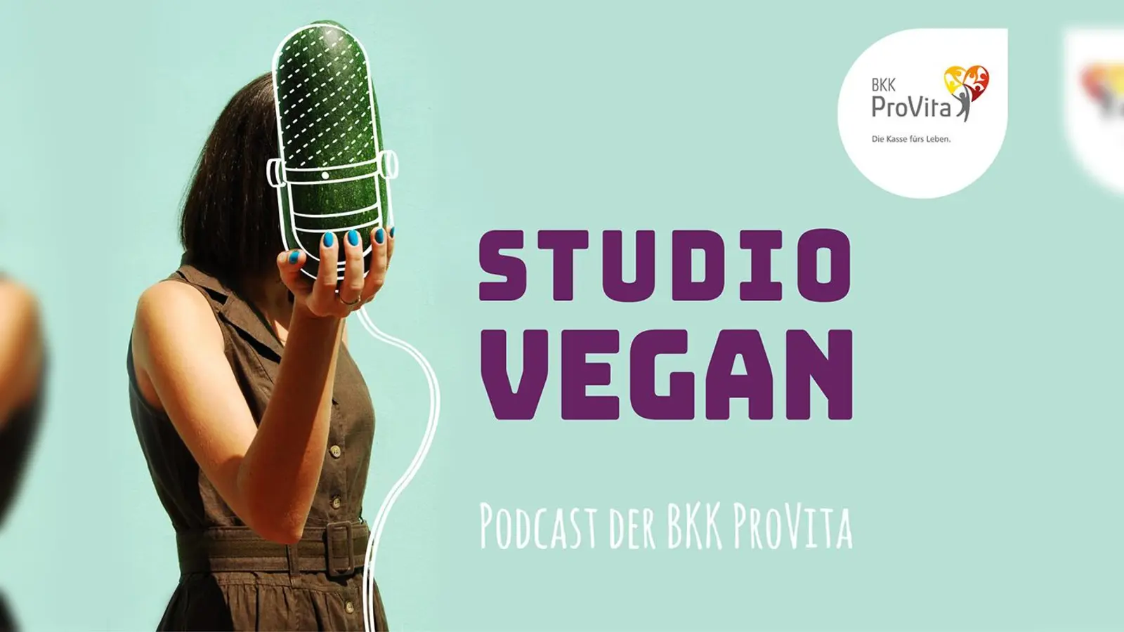 Der neue Podcast STUDIO VEGAN der BKK ProVita zu gesunder pflanzlicher Ernährung richtet sich vor allem an junge Menschen.  (Foto: BKK ProVita)