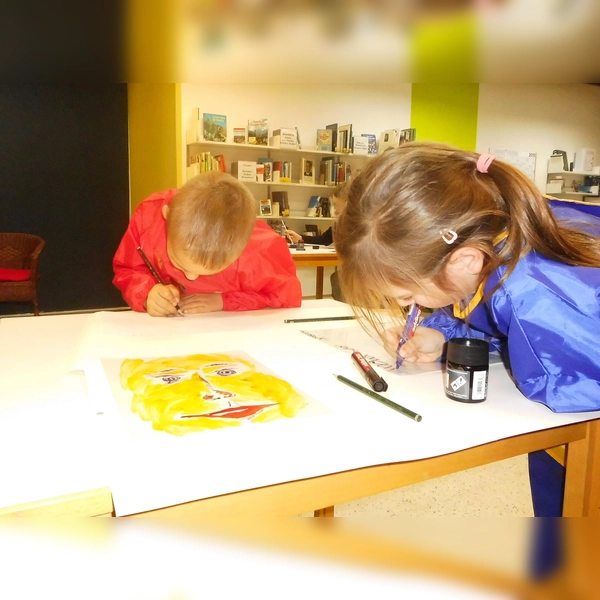 Beim Kunstevent werden die Kids kreativ. (Foto: DAKS)