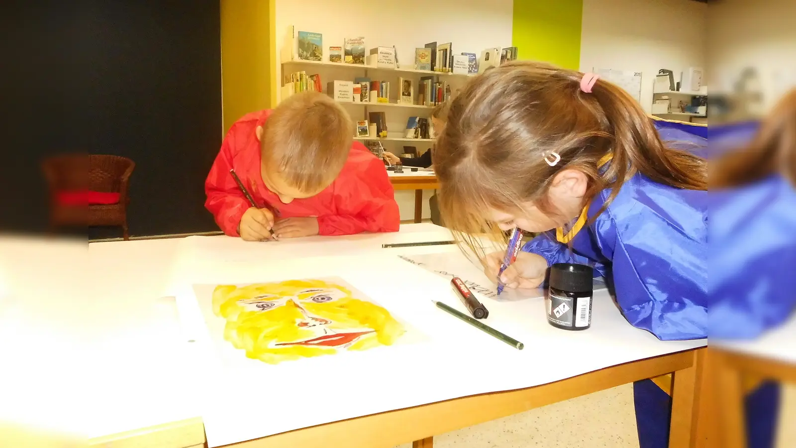 Beim Kunstevent werden die Kids kreativ. (Foto: DAKS)