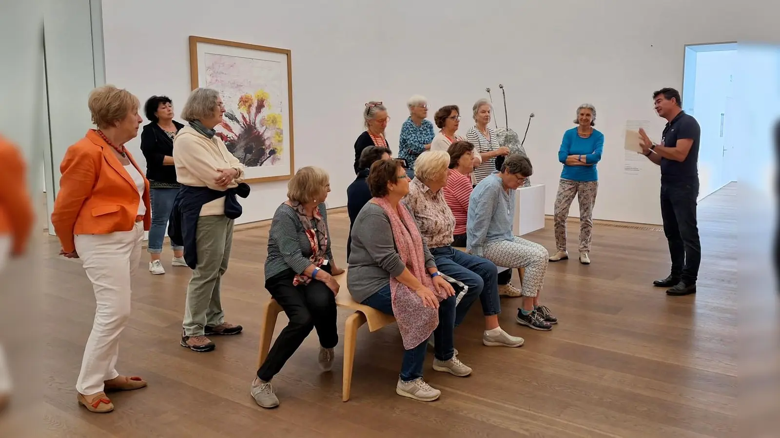 Die Dachauer Damen im Museum Brandhorst. (Foto:  Dorothea Böhm)
