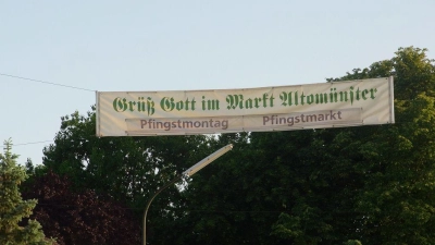 Traditioneller Pfingstmarkt in Markt Altomünster. (Foto: altonews.de)