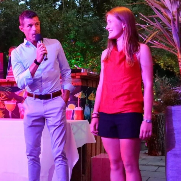 Caroline Steingrübner und Philipp Uscharewitz, die Sieger vom Vorjahr. (Foto: se)