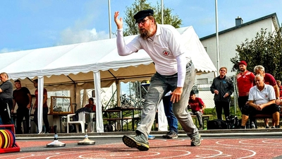 Bereitschaftsleiter Björn Moldenhauer in Aktion. (Foto: BRK Bereitschaft Odelzhausen)