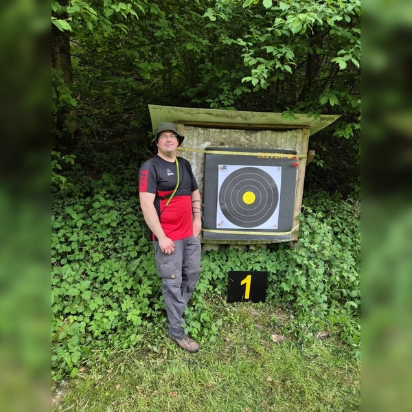 Alexander Asselborn holte sich den 6. Platz. (Foto: TSV Dachau 1865 Bogenschießen)