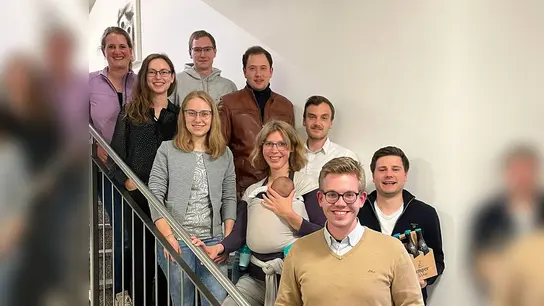 Der neue JU Vorstandschaft mit dem frisch gewählten Vorsitzenden Sebastian Zollbrecht (vorne) (Foto: JU)