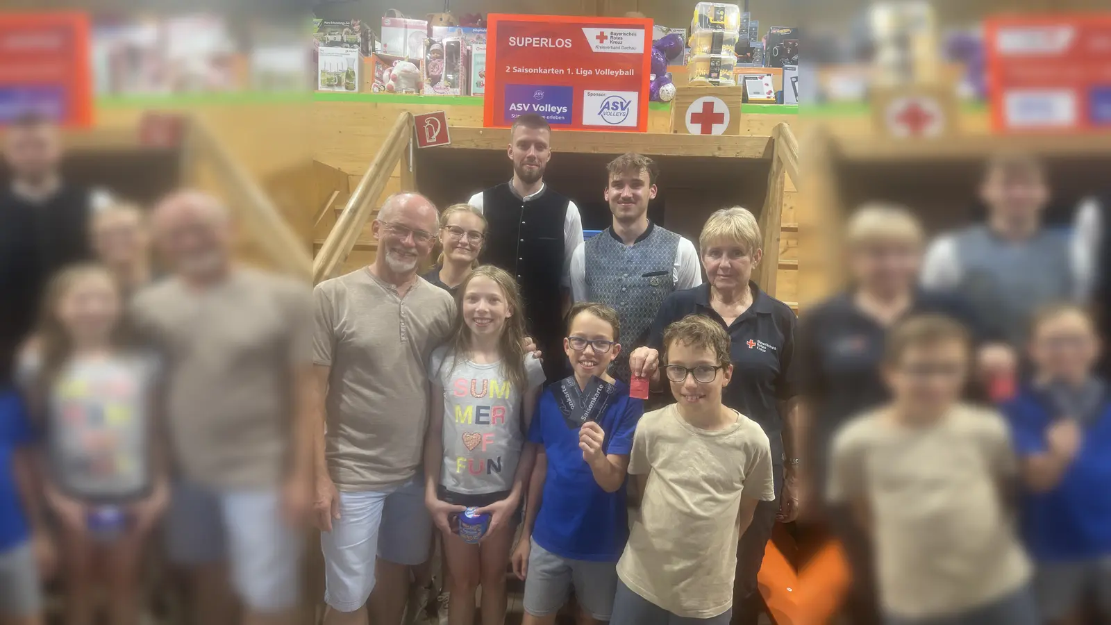 Freude pur über dsa Losglück (Foto: red)