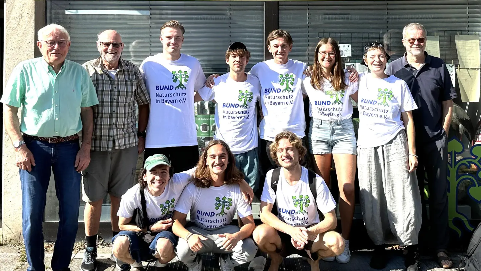 Die jungen BUND-Werber wollen im Landkreis für den Umweltschutz begeistern und neue BUND Mitglieder gewinnen. (Foto: BN Dachau)