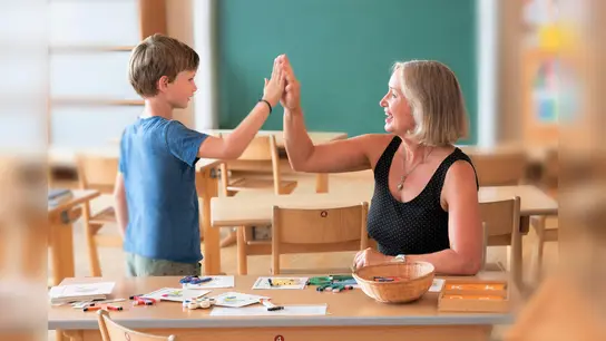 Die Unterstützung durch die Schülerpatin oder den -paten wird von den Kindern sehr geschätzt. (Foto: MGH Dachau)