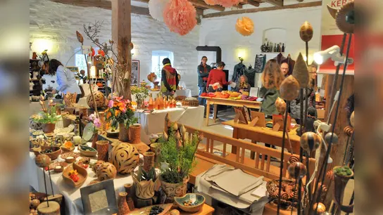 Am ersten Novemberwochenende lädt die Weilachmühle ein zum 23. Kunsthandwerkermarkt. (Foto: Christian Tesch)