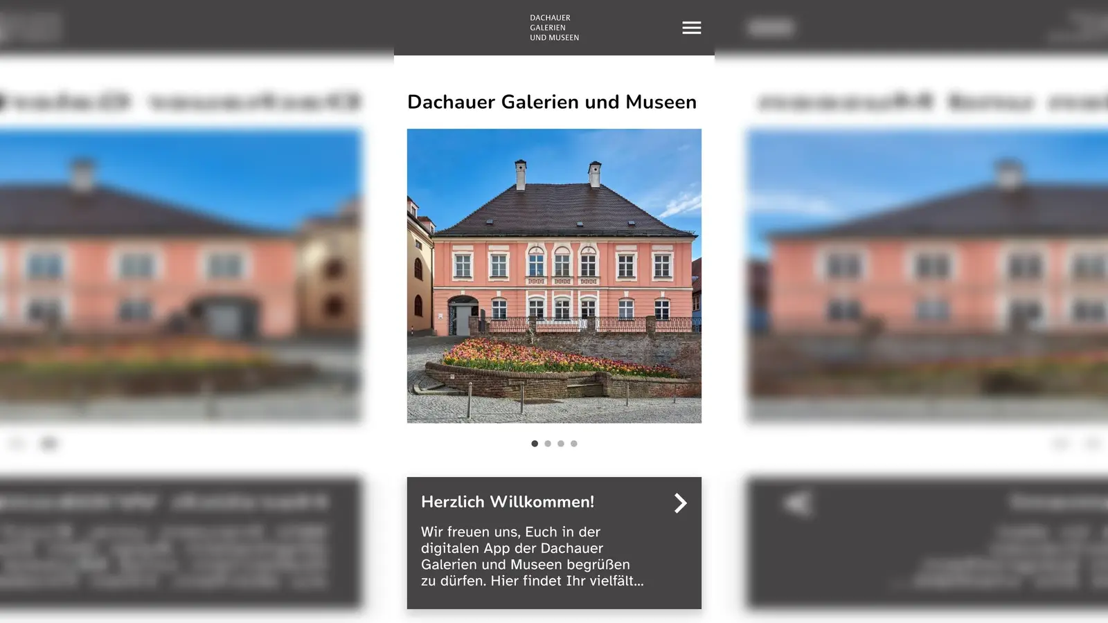 So schaut die neue App der Dachauer Galerien und Museen aus. (Foto: FM)