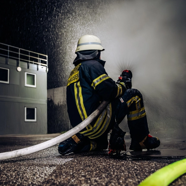 Die Teilnehmer des Atemschutzkurses wurden intensiv geschult. (Foto: Kreisbrandinspektion Dachau)