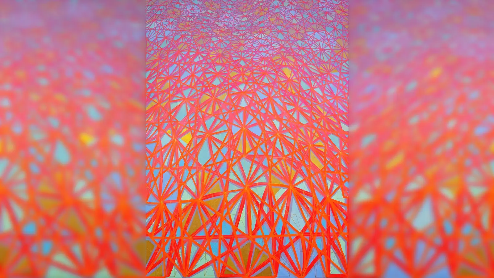 Wellengang, 2022, Pigmenttusche, Leinwand 150 x 110 cm (Foto: Ralf Hanrieder)