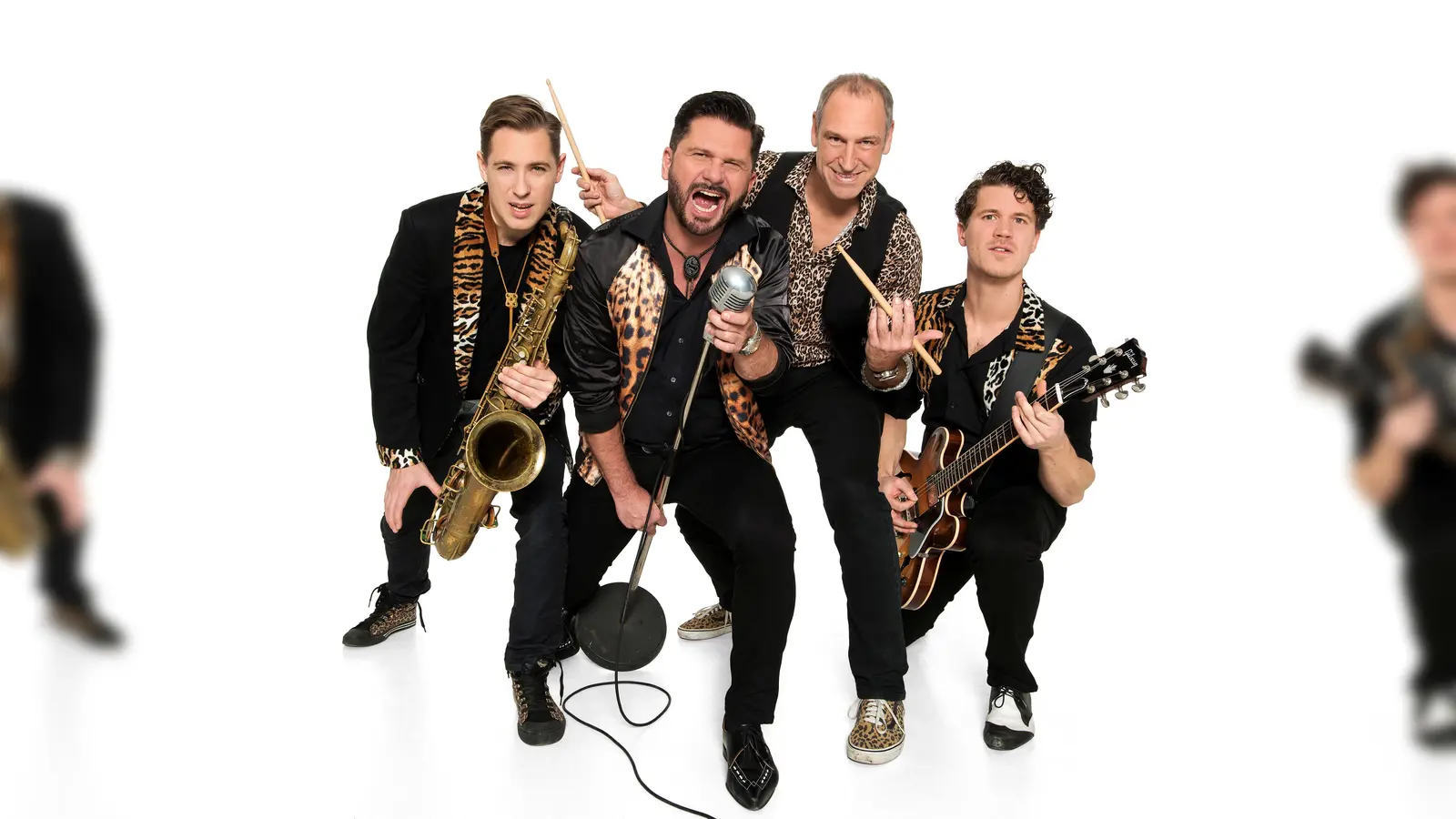 Die Partyrocker „Cagey Strings” spielen an Christi Himmelfahrt im Festzelt. (Foto: Cagey Strings)