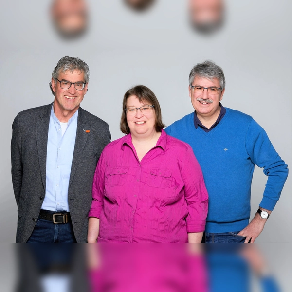 Wahlkampfauftakt der ÖDP mit (von li) Paul Böller, Lydia Bartmann und Adrian Heim. (Foto: ÖDP)