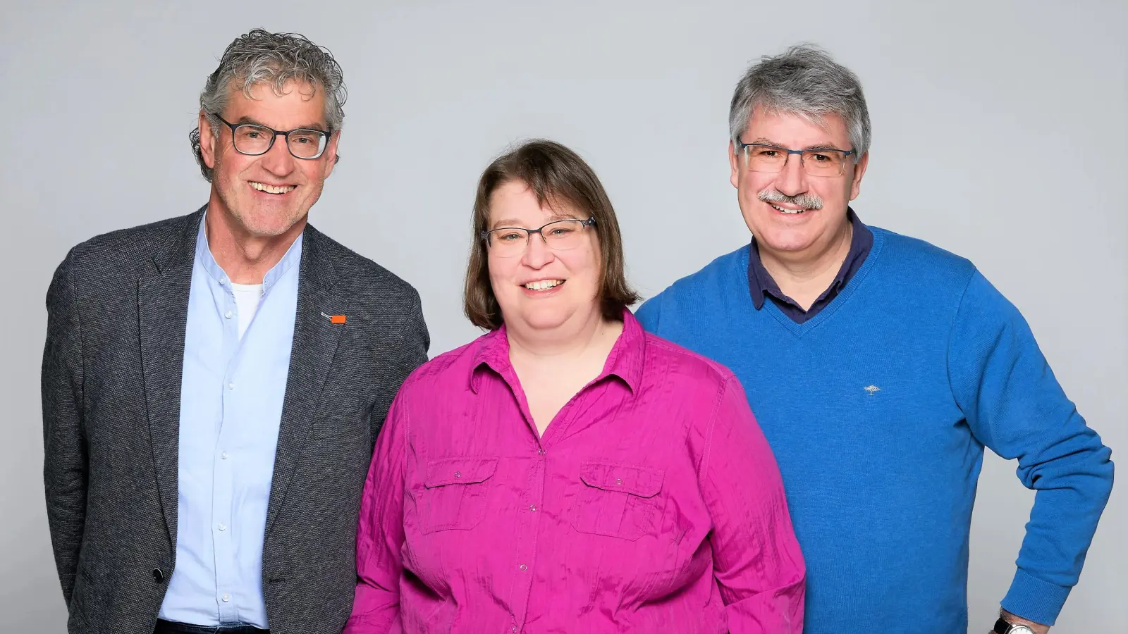 Wahlkampfauftakt der ÖDP mit (von li) Paul Böller, Lydia Bartmann und Adrian Heim. (Foto: ÖDP)