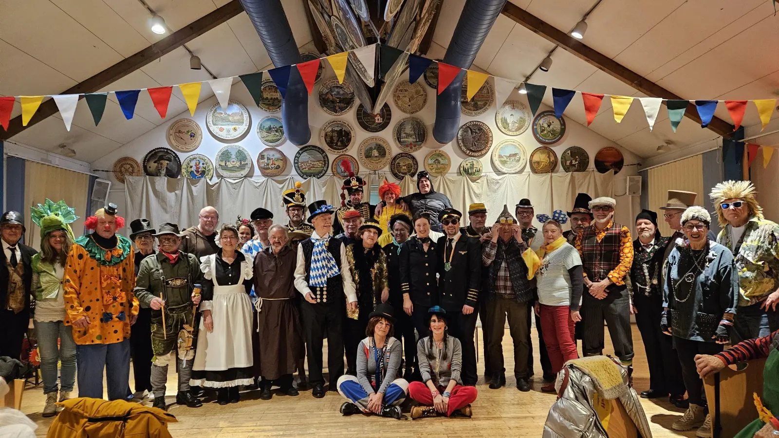 Viel Spaß hatten die Ampertaler beim Faschingskranzl. (Foto: D'Ampertaler Dachau)