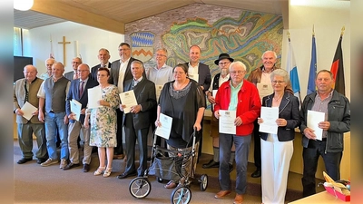 16 Bürgerinnen und Bürger wurden für ihr Engagement im Ehrenamt ausgezeichnet. (Foto: LA Dachau / Michaela Blanke)