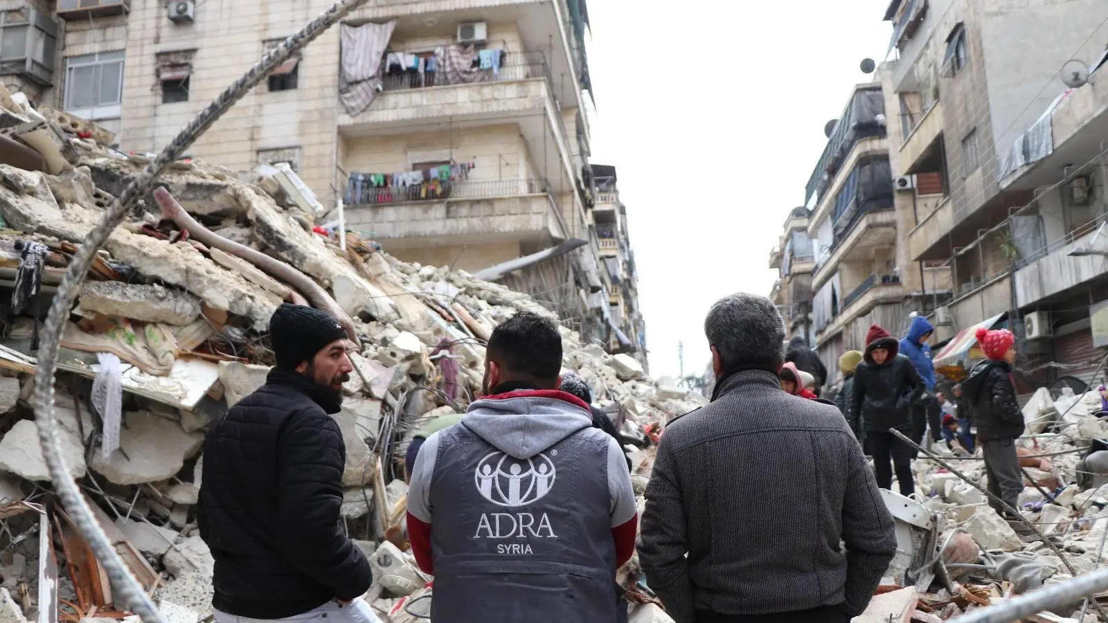Die Aktion Deutschland Hilft – ein Bündnis von mehr als 20 Hilfsorganisationen – ist seit Tag 1 der Katastrophe im Einsatz für die Menschen, die von den schweren Erdbeben in de Türkei und in Syrien betroffen sind. <br> (Foto: ADRA Syrien)
