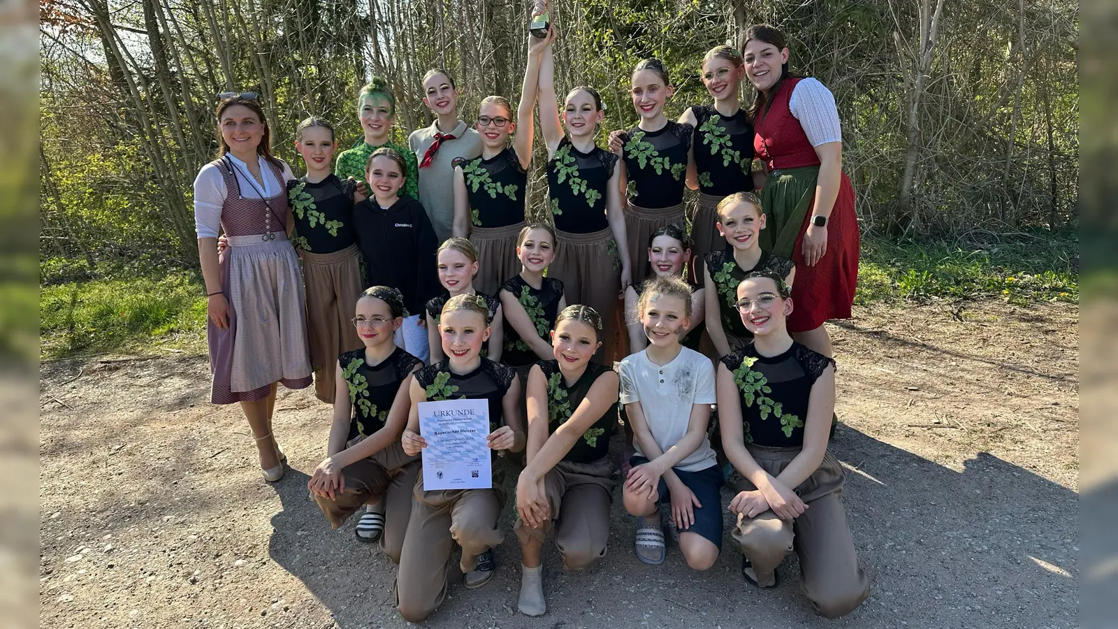 Die Gruppe „Dancing Kids“ holte sich den Bayerischen Meistertitel. (Foto: ASV Dachau)