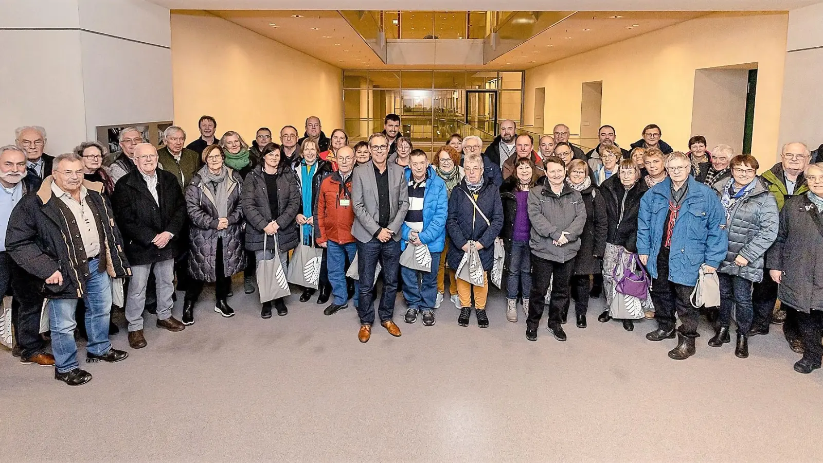 Besuchergruppe von Michael Schrodi im Deutschen Bundestag in Berlin. (Foto: SPD/Daniel Rudolph)