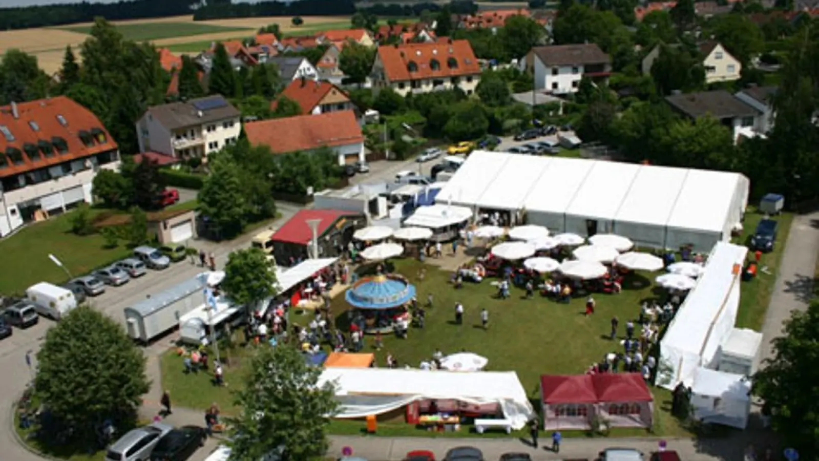 Auch in diesem Jahr findet das Bürgerfest Schabhausen wieder auf der Ludwig Thoma Wiese statt. (Foto: © Edeltraud Lachner)