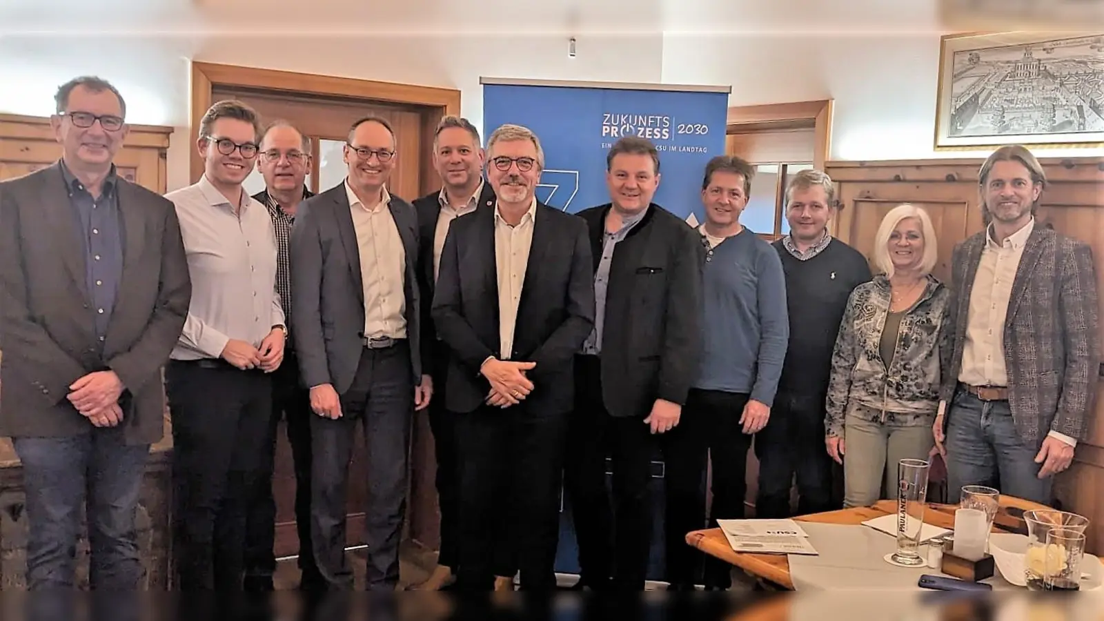 Um das große Thema „Wasser” ging es beim letzten Treffen der Landkreis-CSU. (Foto: CSU)