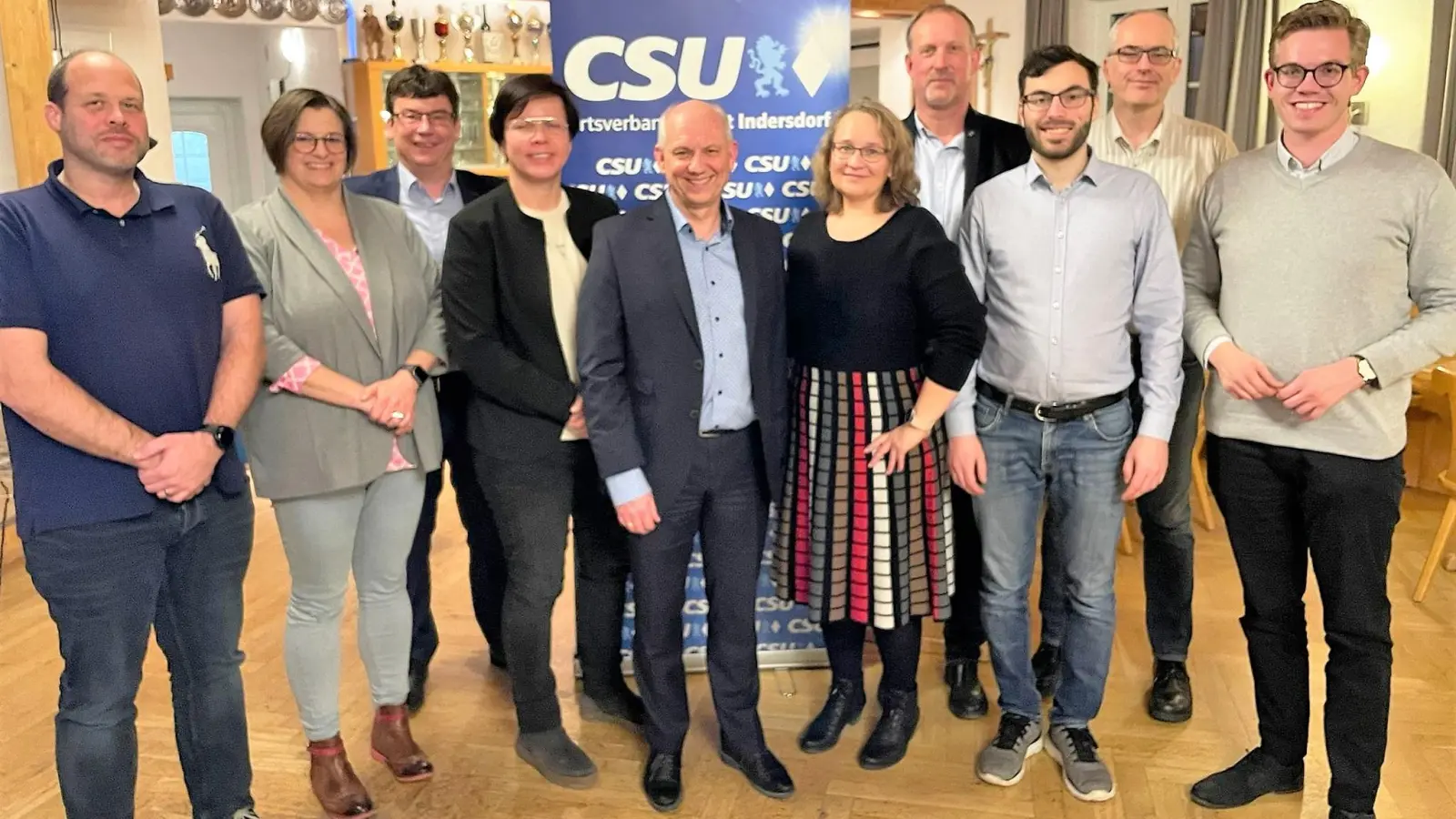 Die neue Vorstandschaft der CSU Markt Indersdorf. (Foto: CSU)