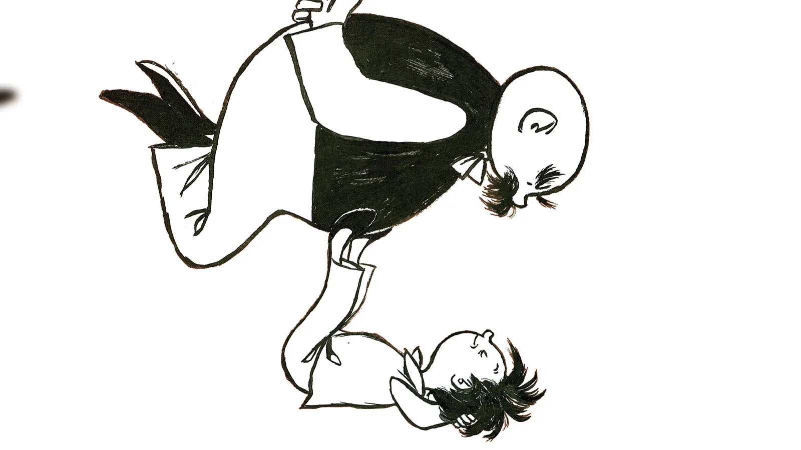 Wohl die meisten kennen die Bildergeschichten vom Vater und seinem Sohn. Das Valentin-Karlstadt-Musäum zeigt jetzt eine Ausstellung mit interessanten Hintergrundinformationen.  (Foto (Ausschnitt): Erich Ohser - eoplauen Stiftung)