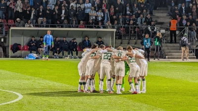 Verschworen in Köln: Team des TSV 1860 München. (Foto: M. Forster)