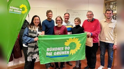 Die neue Vorstandschaft der Karlsfelder GRÜNEN. (Foto: Grüne Karlsfeld)