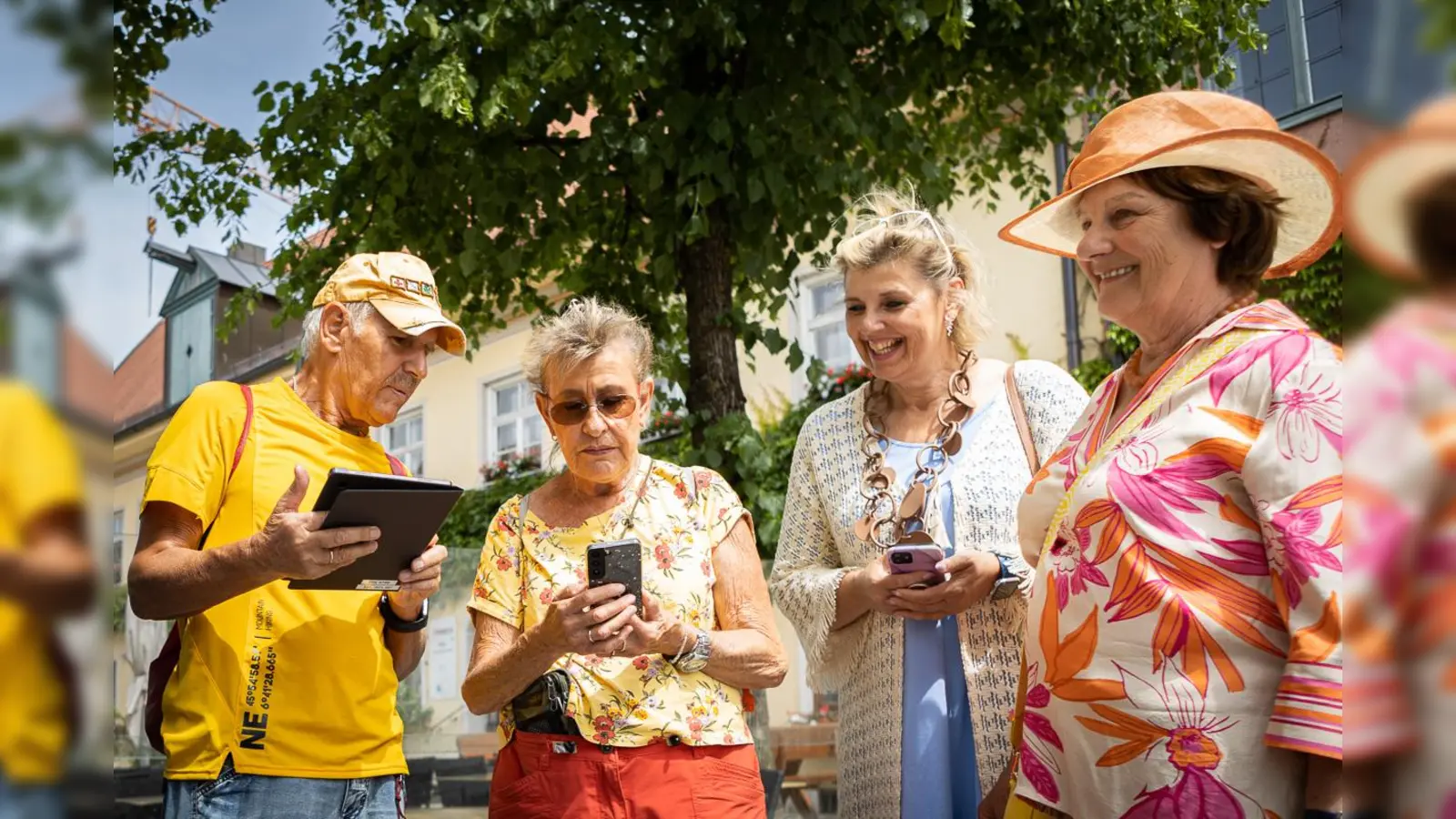 Teilnehmende der Altstadt Ralley in Dachau. (Foto: Fernanda Vilela)