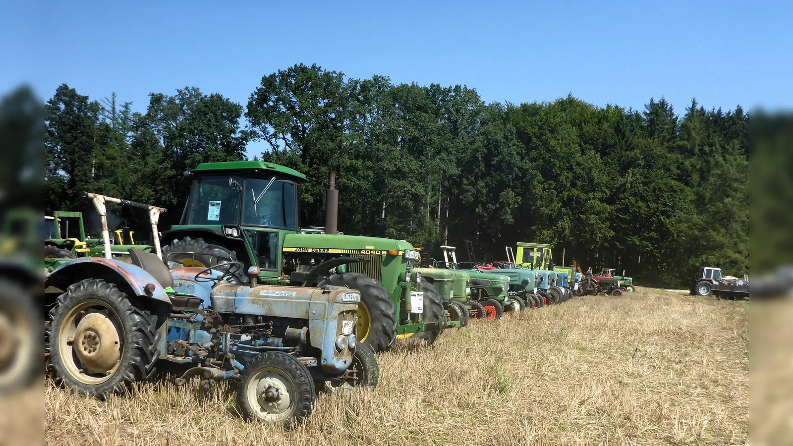 Über 100 Oldtimer-Traktoren trafen sich wieder auf dem Kreithof. (Foto: privat)