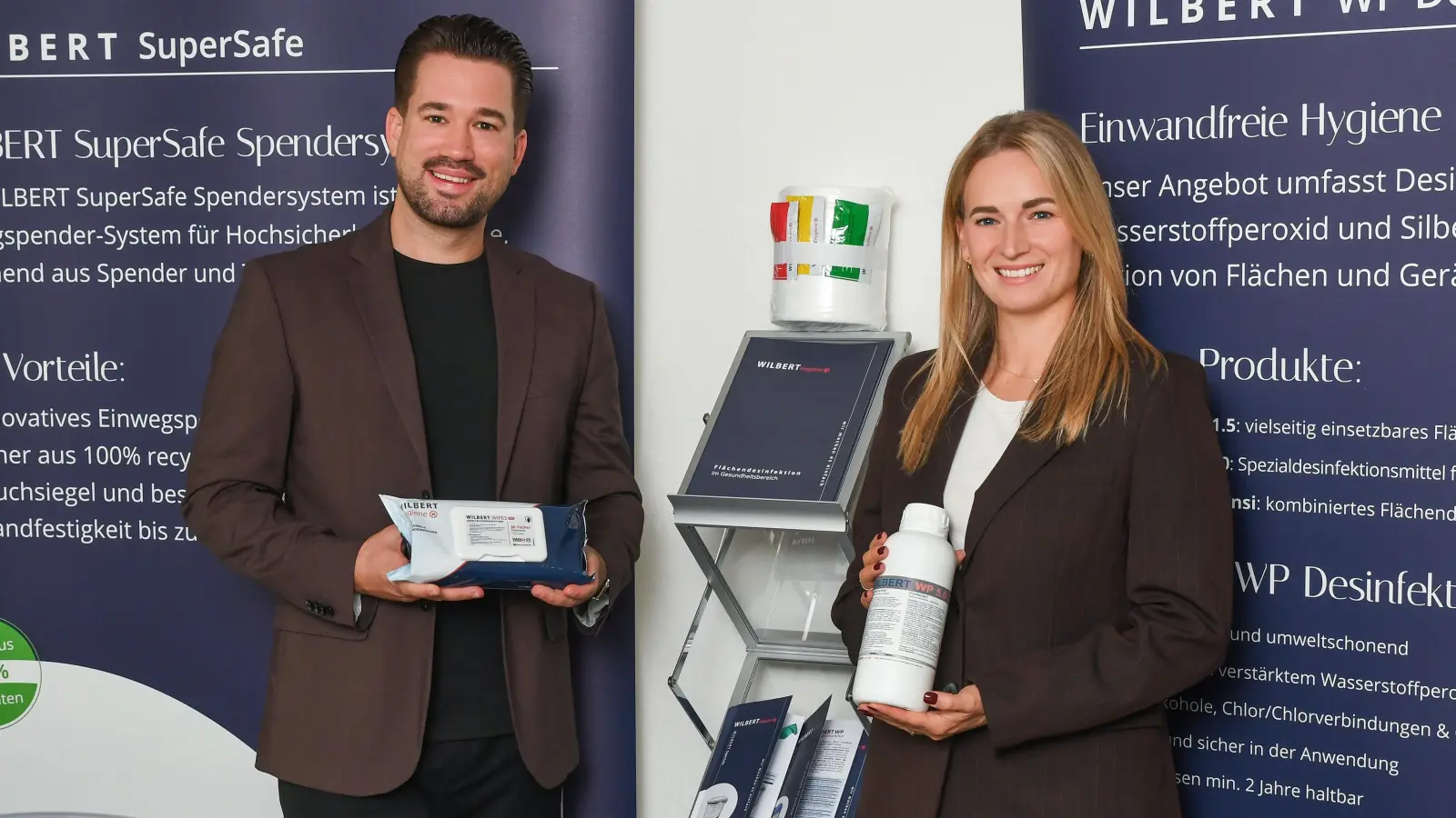 Marcus Daffner leitet als Geschäftsführer gemeinsam mit seiner Frau Sabrina Daffner die Wilbert Hygiene GmbH. (Foto: Wilbert)