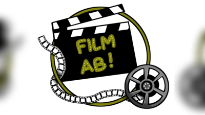 „Film ab!” heißt die Veranstaltungsreihe der Stadtbücherei. (Grafik: Stadtbücherei)