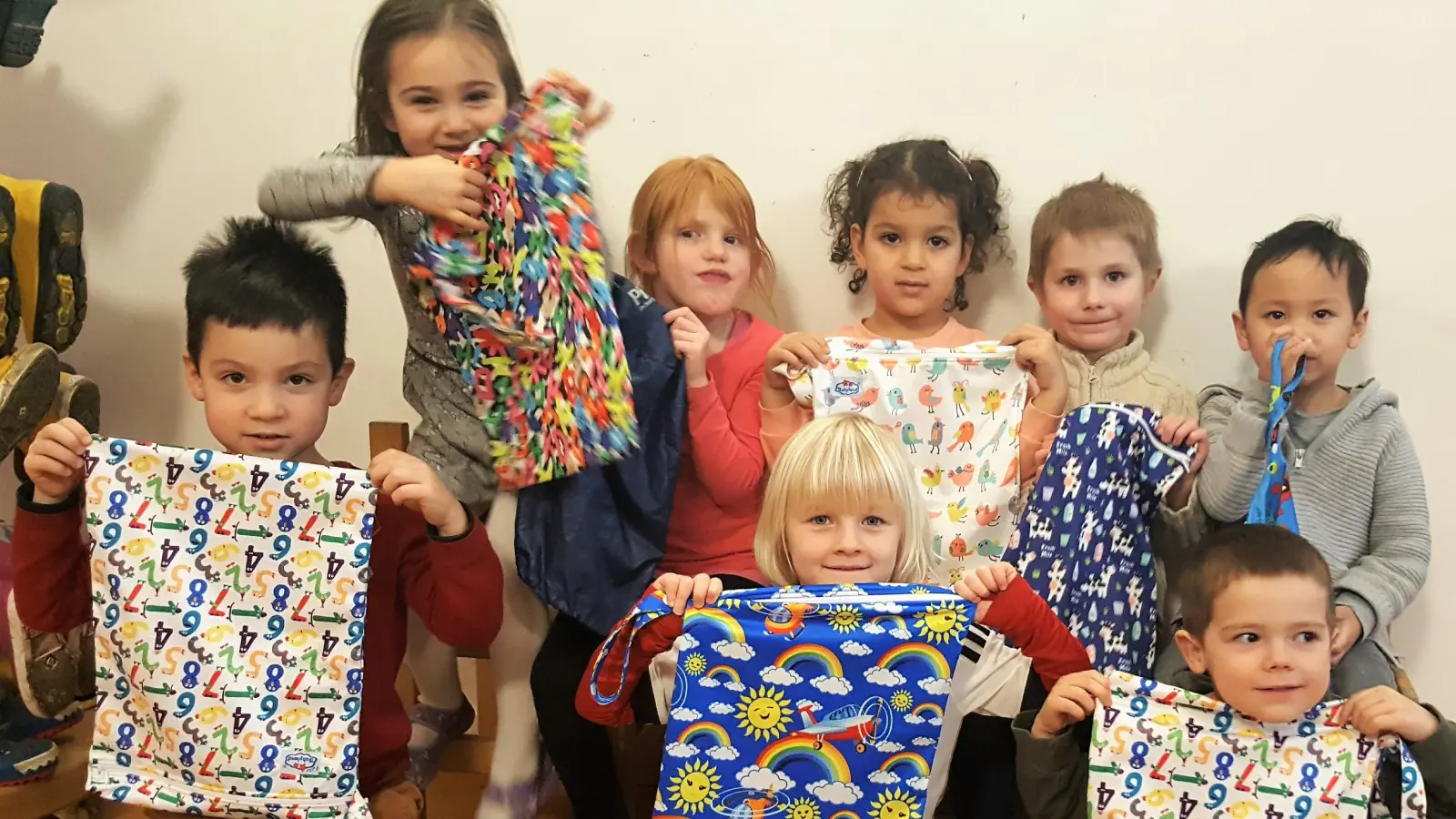 Fast alle Kindergartenkinder der Zwergerlstube haben ihre eigene Wetbag. (Foto: BRK)