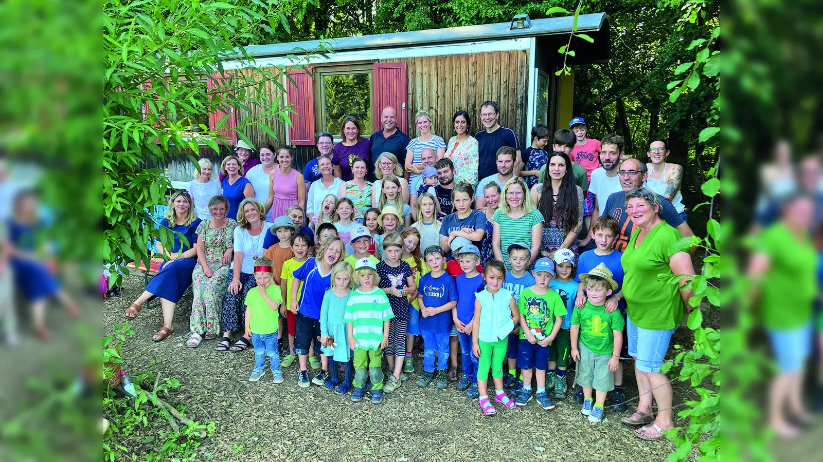 Das 20-jährige Bestehen des Waldkindergartens Erdweg wurde im Rahmen des Sommerfestes gebührend gefeiert. (Foto: Umbach)