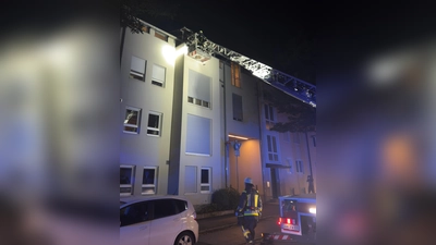 Am 15. August rettete die Feuerwehr eine Person mit der Drehleiter. (Foto: FF Dachau)