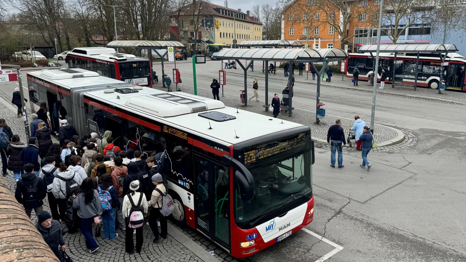 Die Fahrgastzahlen bei den Dachauer Bussen sind gestiegen. (Foto: fm)
