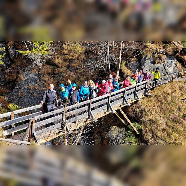 Wanderstiefel statt Schneeschuhe brauchten die Ausflügler vom Dachauer Alpenverein. (Foto: Alpenverein Dachau)
