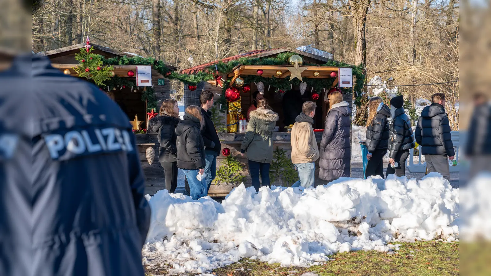 Großen Zulauf hatte der interne Christkindlmarkt der Bereitschaftspolizei. (Foto: Bereitschaftspolizei Dachau)