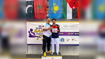 Khaled Abdel Halim (r.) sicherte das Ticket für die U21-EM. (Foto: TSV Dachau 1865 Taekwondo)
