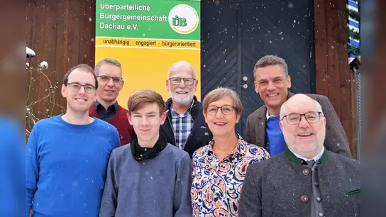 Neujahrsempfang mit dem ÜB Vorstand und Michaela Streich, Geschäftsführerin Franziskuswerk. (Foto: ÜB Dachau)